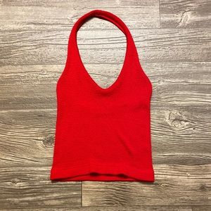Over the Neck Ribbed Cami